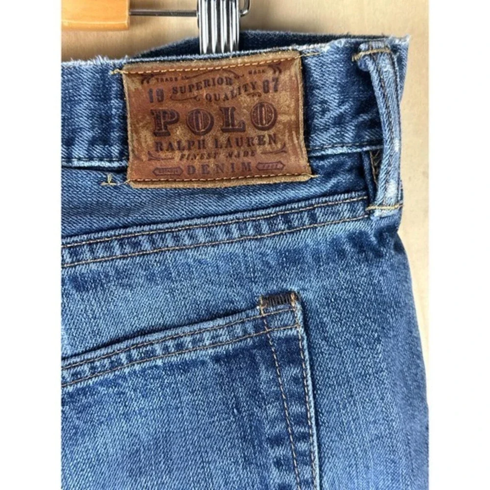 Polo Ralph Lauren Jeans Mens‎ 36x25 Vintage Hemmed
